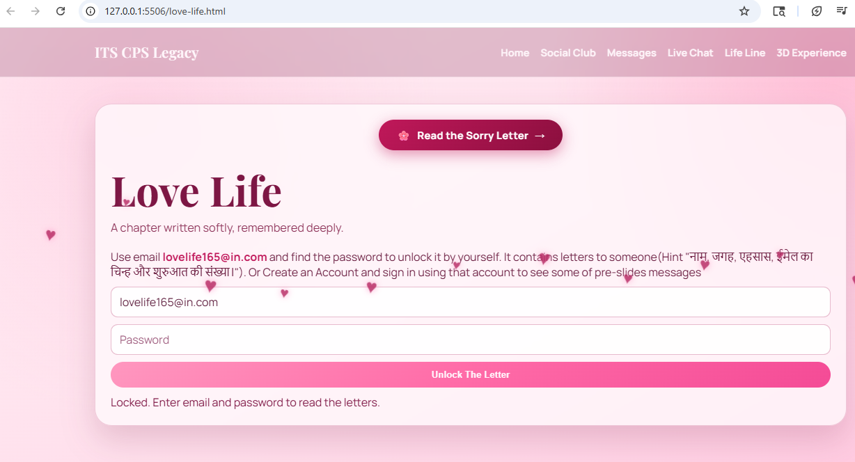 Love Life Past
